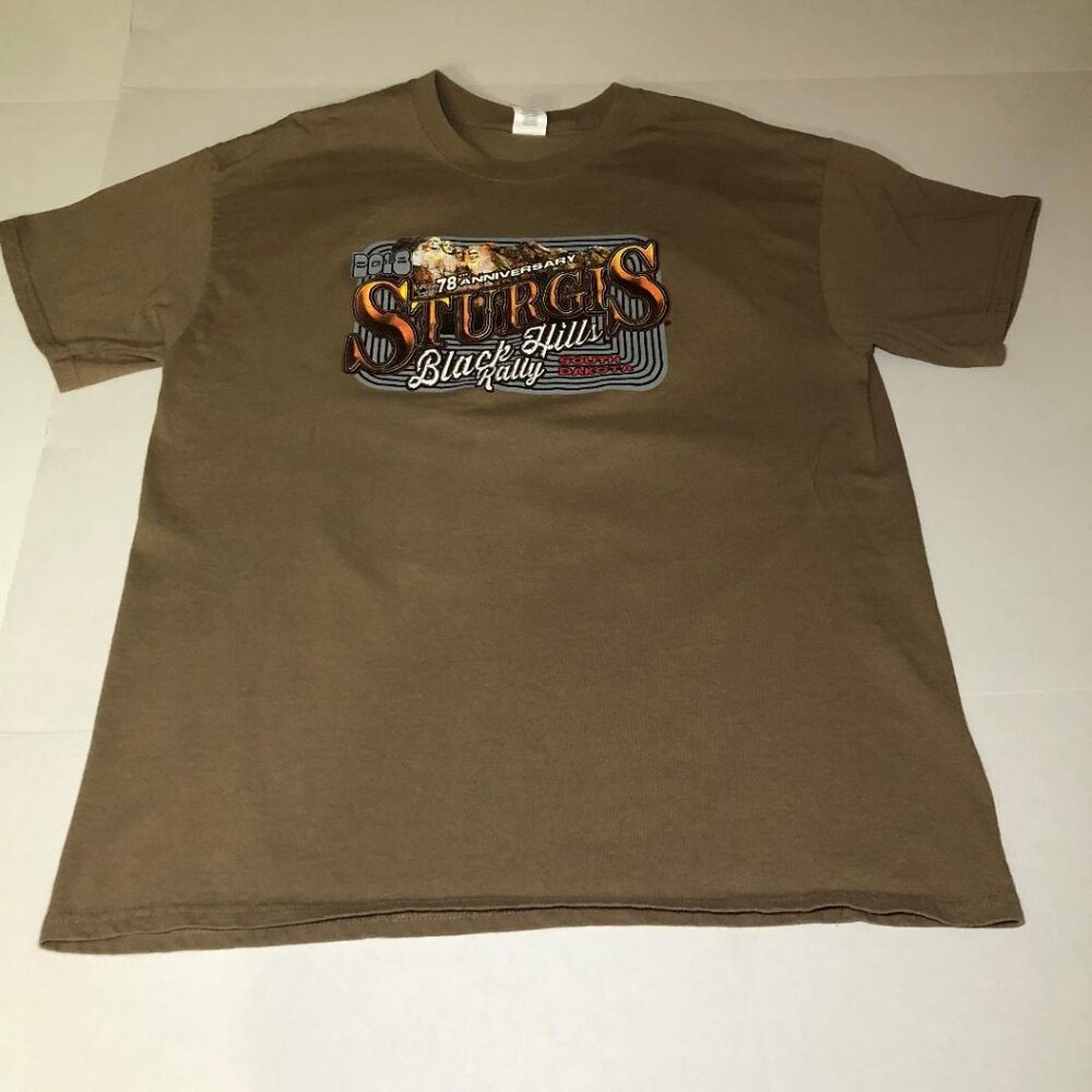 2018 Harley Davidson Sturgis T-Shirt Black Hills Rally 78th Anniversary Lg
